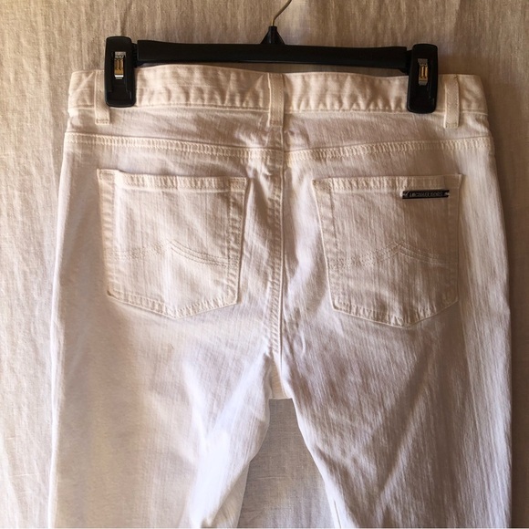 Micheal Kors white skinny jeans low rise stretch size 6 - Picture 5 of 8